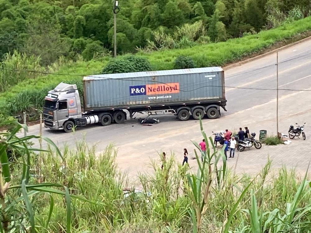 Policial Militar sofre acidente em Manhuaçu próximo ao trevo da Zebu