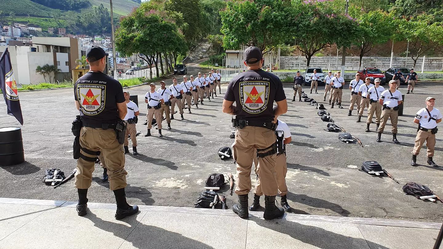 11º BPM – Batalhão da Polícia Militar em Manhuaçu dá início ao primeiro Curso de Radiopatrulhamento Tático Móvel da Unidade