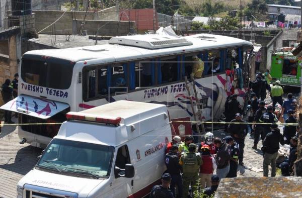 México: 19 mortos e 20 feridos em acidente de ônibus de peregrinação