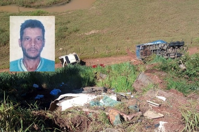 Caminhão tomba e motorista morre na serra entre Espera Feliz e Carangola