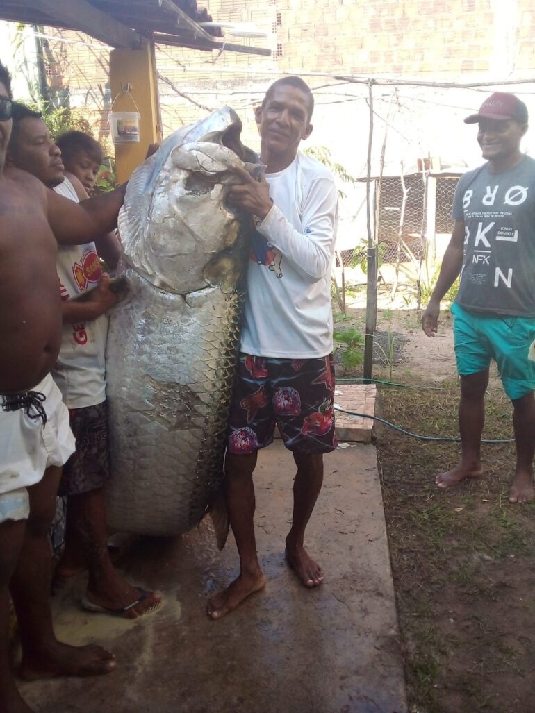 Pescador captura peixe de mais de 100 quilos no litoral do RN