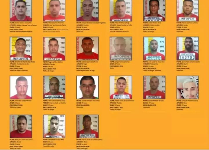 Veja quem são os criminosos mais procurados de Minas Gerais