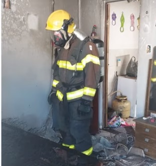 Incêndio em apartamento é registrado no centro de Manhuaçu