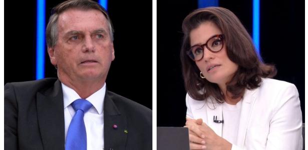 Bolsonaro afirma que Renata Vasconcellos mentiu durante sabatina no Jornal Nacional