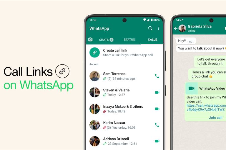 WhatsApp permite criar link para reunião com até 8 pessoas